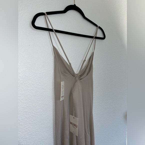 SHOW ME YOUR MUMU Verona cowl neck Slip Midi Dress Show me the Ring Bridesmaid - Picture 9 of 9